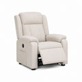 Relaxsessel mit manueller Liegefunktion Beige Polyester 86 x 92 x 95 cm